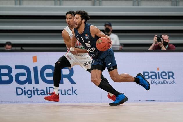 , MLP Academics Heidelberg vs. FC Bayern Muenchen, Basketball, easyCredit Bundesliga, 18.Spieltag, Saison 2021 2022, 23.01.2022, MLP Academics Heidelberg vs. FC Bayern Muenchen, Basketball, easyCredit Bundesliga, 18.Spieltag, Saison 2021 2022, 23.01.2022, Heidelberg Copyright: xEibner-Pressefotox EP_EER