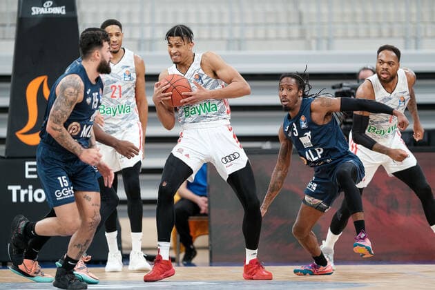 , MLP Academics Heidelberg vs. FC Bayern Muenchen, Basketball, easyCredit Bundesliga, 18.Spieltag, Saison 2021 2022, 23.01.2022, MLP Academics Heidelberg vs. FC Bayern Muenchen, Basketball, easyCredit Bundesliga, 18.Spieltag, Saison 2021 2022, 23.01.2022, Heidelberg Copyright: xEibner-Pressefotox EP_EER