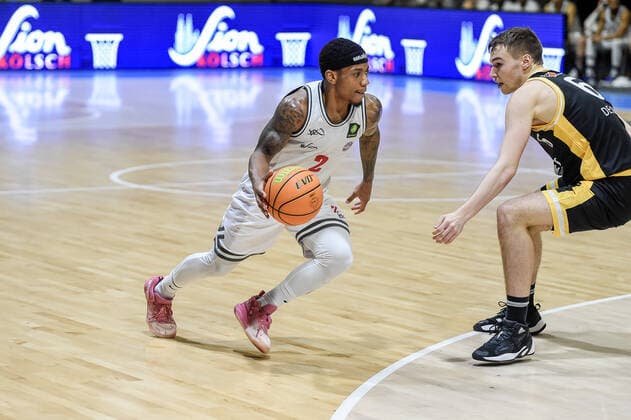 Barmer 2. Basketball Bundesliga ProB, Rheinstars Koeln vs. LOK Bernau, 23.01.2022 Vincent Lamont Golson Jr (RheinStars Koeln 2), Barmer 2. Basketball Bundesliga ProB, Rheinstars Koeln vs. LOK Bernau am 23.01.2022 im Basketball Campus Koeln in Koeln (Nordrhein-Westfalen) Copyright: xBEAUTIFULxSPORTS Mueller-Laschetx