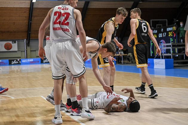 Barmer 2. Basketball Bundesliga ProB, Rheinstars Koeln vs. LOK Bernau, 23.01.2022 Vincent Lamont Golson Jr (RheinStars Koeln 2), Barmer 2. Basketball Bundesliga ProB, Rheinstars Koeln vs. LOK Bernau am 23.01.2022 im Basketball Campus Koeln in Koeln (Nordrhein-Westfalen) Copyright: xBEAUTIFULxSPORTS Mueller-Laschetx
