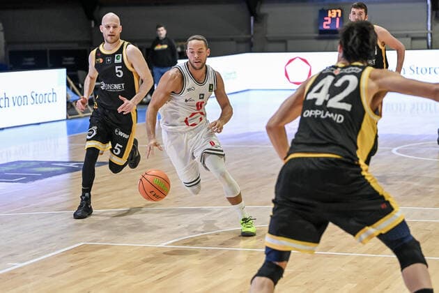 Barmer 2. Basketball Bundesliga ProB, Rheinstars Koeln vs. LOK Bernau, 23.01.2022 Andrej Mangold (RheinStars Koeln 0), Barmer 2. Basketball Bundesliga ProB, Rheinstars Koeln vs. LOK Bernau am 23.01.2022 im Basketball Campus Koeln in Koeln (Nordrhein-Westfalen) Copyright: xBEAUTIFULxSPORTS Mueller-Laschetx