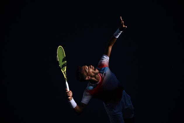 Felix Auger Aliassime (Can) TENNIS : Australian Open 2022 - 24 janvier AntoineCouvercelle Panoramic 