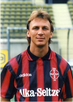Andreas Thom (Bayer 04 Leverkusen) 03.07.1995 (Datum geschätzt) Editorial use only ! nur fuer journalistische Zwecke !