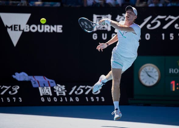 Denis Shapovalov (CAN) Tennis - Australian Open 2022 - Grand Slam - Melbourne Park - Melbourne - Victoria - Australia - 25 January 2022. Copyright: xJuergenxHasenkopfx