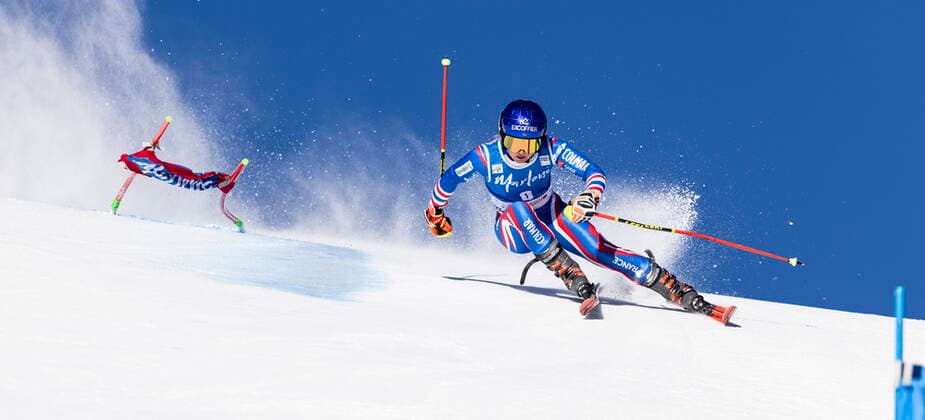 Bilder des Jahres 2022, Sport 01 Januar Sport Themen der Woche KW04 ALPINE SKIING - FIS WC Kronplatz KRONPLATZ,ITALY,25.JAN.22 - ALPINE SKIING - FIS World Cup, giant slalom, ladies. Image shows Tessa Worley (FRA).  GEPAxpictures xPatrickxSteiner