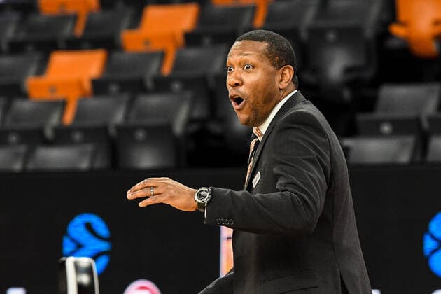 GER, EuroCup, ratiopharm ulm vs Virtus Segafredo Bologna 25.01.2022, ratiopharm arena, Neu-Ulm, GER, EuroCup, ratiopharm ulm vs Virtus Segafredo Bologna, im Bild Tyron McCoy (Ulm), Emotion