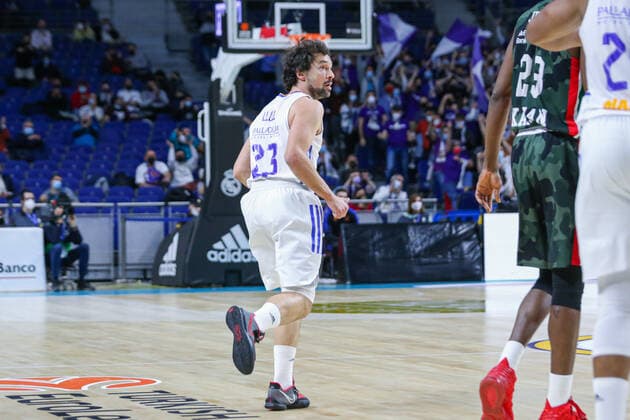 25th January 2022; Wizink Center; Madrid, Spain; Turkish Airlines Euroleague Basketball; Spain, Real Madrid versus Unics Kazan; Sergio Llull (Madrid) Madrid Madrid Spain Basketball Copyright: xAlbaxPachecox xAgenciaxLOFx