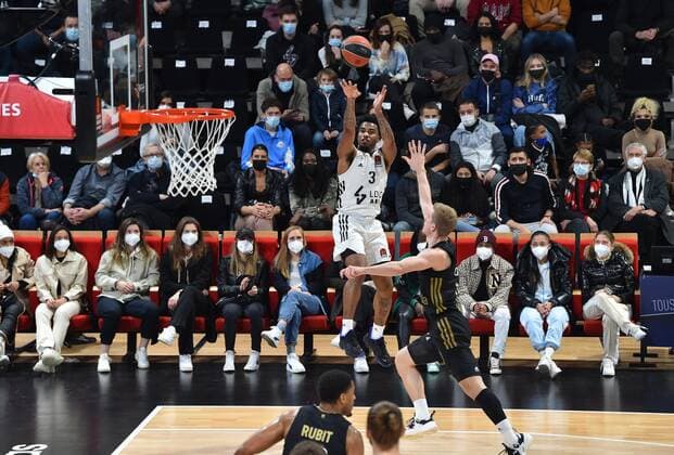Chris Jones (asvel) BASKETBALL : LDLC ASVEL vs Bayern Munich - Euroligue - 25 01 2022 FredericChambert Panoramic 
