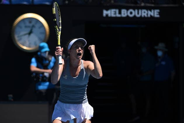 Danielle Collins TENNIS : Australian Open 2022 - 26 janvier AntoineCouvercelle Panoramic 