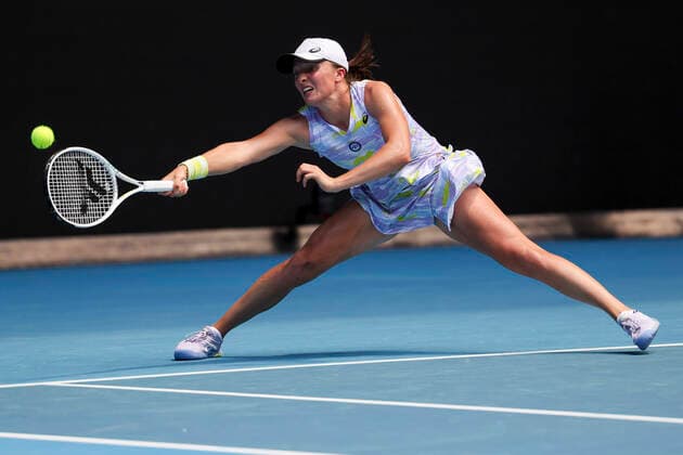 Iga Swiatek Tennis - Australian Open 2022 - Grand Slam - Melbourne Park - Melbourne - Victoria - Australia - 26 January 2022. Copyright: xJuergenxHasenkopfx