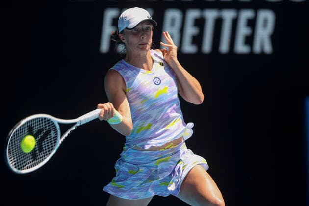 Iga Swiatek Tennis - Australian Open 2022 - Grand Slam - Melbourne Park - Melbourne - Victoria - Australia - 26 January 2022. Copyright: xJuergenxHasenkopfx