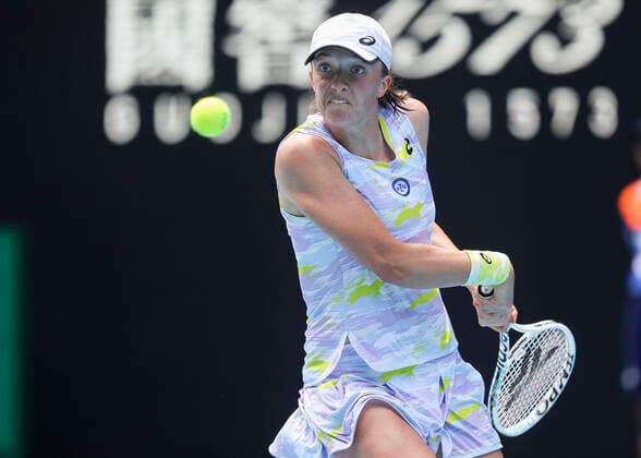Iga Swiatek Tennis - Australian Open 2022 - Grand Slam - Melbourne Park - Melbourne - Victoria - Australia - 26 January 2022. Copyright: xJuergenxHasenkopfx