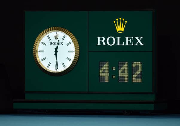 Mandatory Credit: Photo by Ella Ling Shutterstock (12773755fk) Clock showing the length of the match between Felix Auger-Aliassime and Daniil Medvedev Australian Open, Day Ten, Tennis, Melbourne Park, Melbourne, Australia - 26 Jan 2022 Australian Open, Day Ten, Tennis, Melbourne Park, Melbourne, Australia - 26 Jan 2022 Copyright: xEllaxLing Shutterstockx 12773755fk