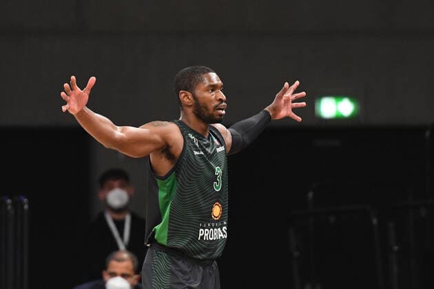Basketball I Herren I Saison 2021-2022 I Eurocup I 11. Spieltag I Hamburg Towers - Joventut Badalona I 26.01.2022 PAUL BRANDON (3, JOVENTUT BADALONA) Hamburg edel-optics.de Arena Hamburg Deutschland Copyright: xLobeca AndreasxHannigx