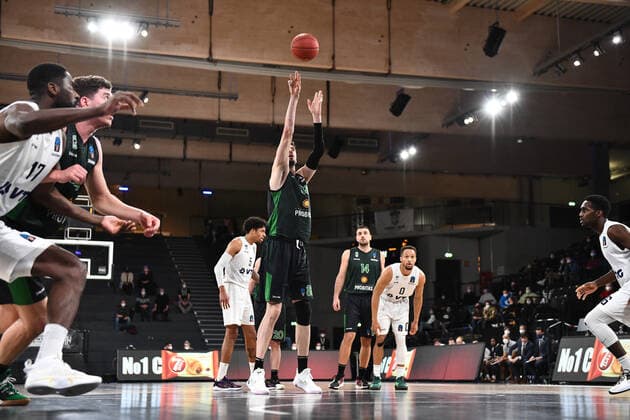 Basketball I Herren I Saison 2021-2022 I Eurocup I 11. Spieltag I Hamburg Towers - Joventut Badalona I 26.01.2022 ANTE TOMIC (88, JOVENTUT BADALONA) Hamburg edel-optics.de Arena Hamburg Deutschland Copyright: xLobeca AndreasxHannigx