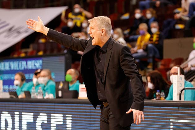 Ludwigsburg , Basketball Champions League MHP Riesen Ludwigsburg vs JDA Dijon , Coach John Patrick (Riesen)