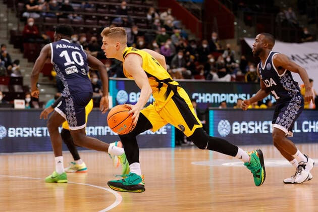 Ludwigsburg , Basketball Champions League MHP Riesen Ludwigsburg vs JDA Dijon , Johannes Patrick (Riesen)