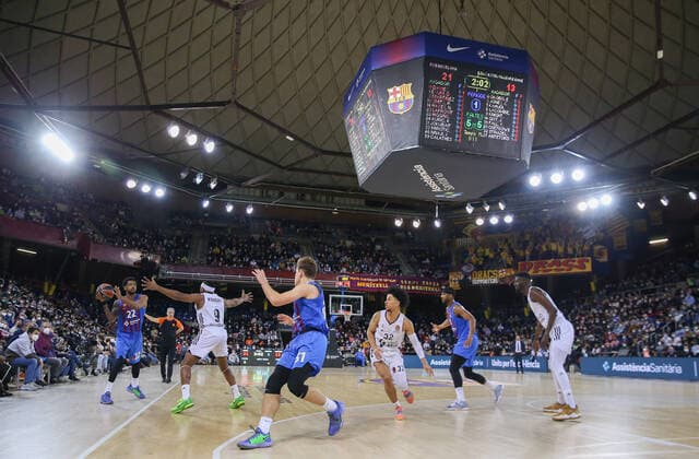 27th January 2022; Palau Blaugrana; Barcelona, Spain; Turkish Airlines Euroleague Basketball; Spain, FC Barcelona, Barca Barca versus Asvel Lyon Villeurbanne; Cory Higgins (Barca) Barcelona Barcelona Spain Basketball Copyright: xValentixEnrichx xAgenciaxLOFx