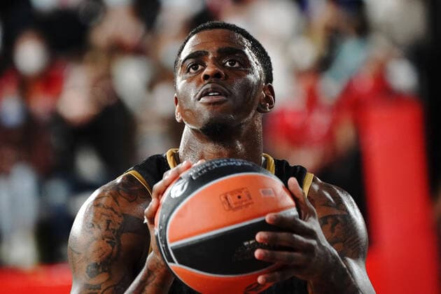Dwayne Bacon (AS Monaco) BASKETBALL : AS Monaco vs Real Madrid - Euroleague - Monaco - 28 01 2022 NorbertScanella Panoramic 