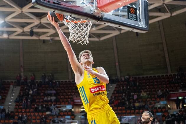 Ben Lammers 55 (Alba Berlin), FC Bayern Basketball vs. Alba Berlin, easyCredit BBL, 28.01.2022 Muenchen Bayern Deutschland