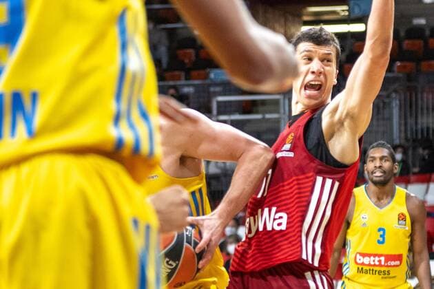 Vladimir Lucic 11 (FC Bayern), FC Bayern Basketball vs. Alba Berlin, easyCredit BBL, 28.01.2022 Muenchen Bayern Deutschland