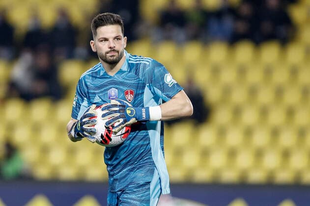 Larsonneur Gautier (Stade Brestois) FOOTBALL : 8e finale de la Coupe de France - FC Nantes vs Stade Brestois - 28 01 2022 AurelienMorissard Panoramic 