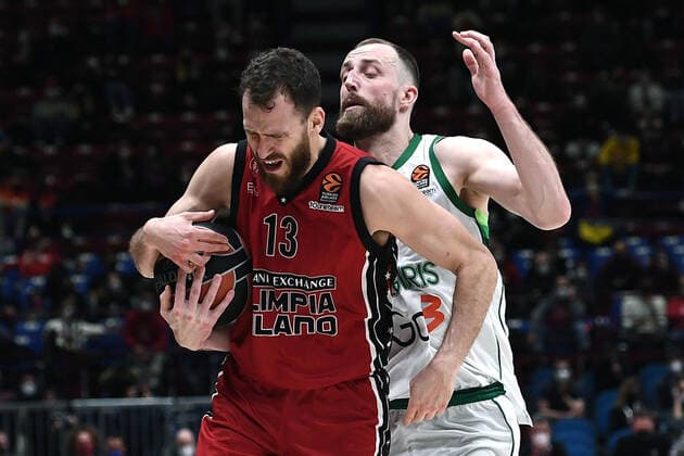 Db Milano 28 01 2022 - basket Eurolega AX Armani Exchange Olimpia Milano-Zalgiris Kaunas foto Daniele Buffa Image nella foto: Sergio Rodriguez-Arturas Milaknis 