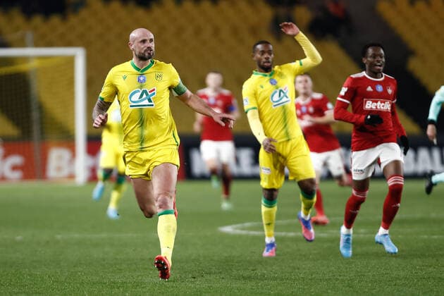 Nicolas Pallois (Nantes) FOOTBALL : 8e finale de la Coupe de France - FC Nantes vs Stade Brestois - 28 01 2022 AurelienMorissard Panoramic 