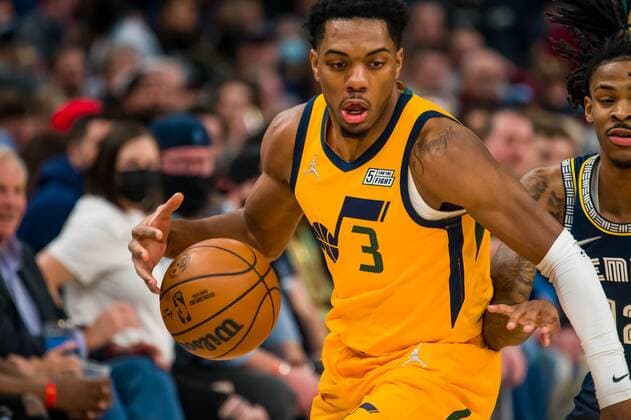 Jazz Shooting Guard Trent Forrest controls the ball during a NBA, Basketball Herren, USA game between Memphis Grizzlies and Utah Jazz, at the FedEx Forum in Memphis, Tennessee, USA, 28 January 2022. Memphis Grizzlies vs. Utah Jazz !ACHTUNG: NUR REDAKTIONELLE NUTZUNG!  Copyright: xMATTHEWxA.xSMITHx AME2098 20220129-12ec91b874d0e6c099ee3f5b8b4442ff1f403a0c