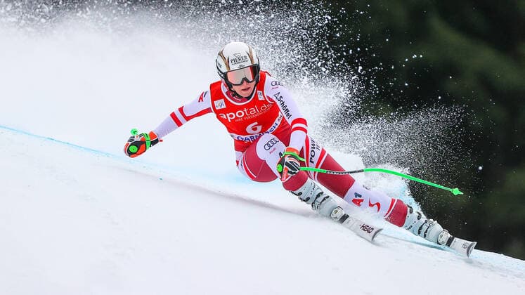 Bilder des Jahres 2022, Sport 01 Januar Sport Themen der Woche KW04 ALPINE SKIING - FIS WC Garmisch-Partenkirchen GARMISCH-PARTENKIRCHEN,GERMANY,29.JAN.2022 - ALPINE SKIING - FIS World Cup, downhill, ladies. Image shows Cornelia Huetter (AUT).  GEPAxpictures xThomasxBachun