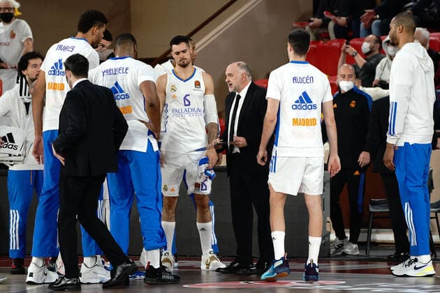 Pablo Laso (Coach du Real Madrid) BASKETBALL : AS Monaco vs Real Madrid - Euroleague - Monaco - 28 01 2022 NorbertScanella Panoramic 