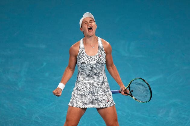 2022 Australian Open Asleigh Barty ,Australia