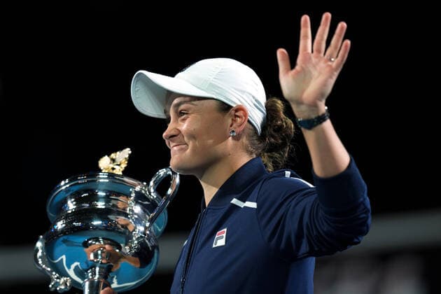 Tennis, Australian Open, Damen, Finale, Siegerin Ashleigh Barty 2022 Australian Open Ashleigh Barty , Australia