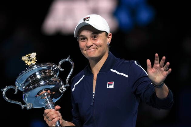 Tennis, Australian Open, Damen, Finale, Siegerin Ashleigh Barty 2022 Australian Open Ashleigh Barty , Australia