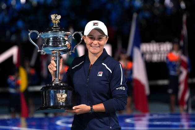 Tennis, Australian Open, Damen, Finale, Siegerin Ashleigh Barty 2022 Australian Open Ashleigh Barty , Australia