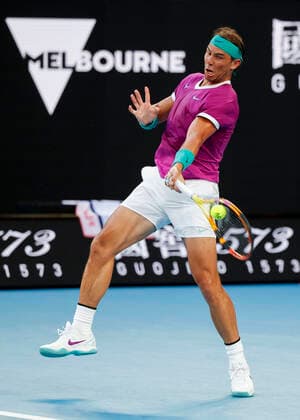 Rafael Nadal (ESP), Finale, Endspiel Tennis - Australian Open 2022 - Grand Slam - Melbourne Park - Melbourne - Victoria - Australia - 30 January 2022. Copyright: xJuergenxHasenkopfx