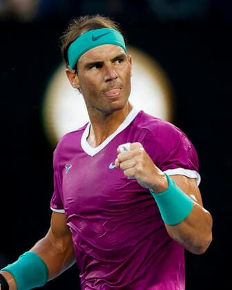 Rafael Nadal (ESP) macht die Faust und jubelt,Jubel,Freude,Emotion, Finale, Endspiel Tennis - Australian Open 2022 - Grand Slam - Melbourne Park - Melbourne - Victoria - Australia - 30 January 2022. Copyright: xJuergenxHasenkopfx