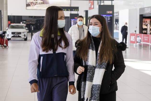 Australian Open junior winner Petra Marcinko has returned home Family and friend of tennis player Petra Marcinko can be seen at the airport in Zagreb, Croatia on January 30, 2022. Young tennis player Petra Marcinko, who won the junior title at the first Grand Slam tournament of this season, has returned home to the Australian Open. She was greeted at the airport by family and friends. DavorxPuklavec PIXSELL