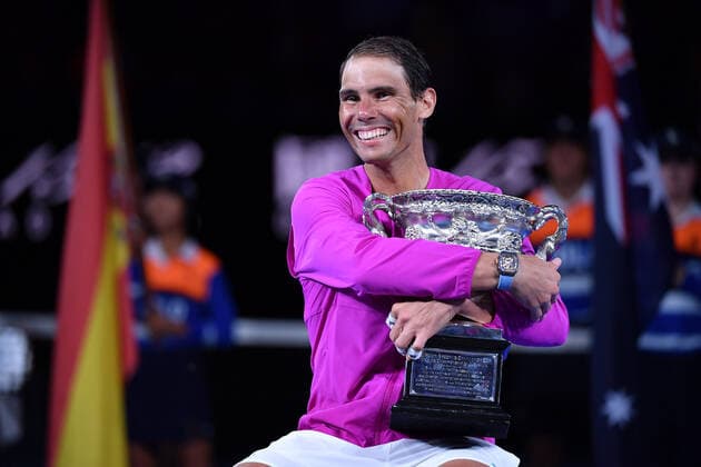 Rafael Nadal (Esp) TENNIS : Australian Open 2022 - 31 janvier AntoineCouvercelle Panoramic 