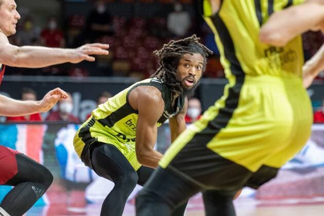 Marcus Thornton 3 (medi Bayreuth), FC Bayern Basketball vs. medi Bayreuth, easyCredit BBL, 30.01.2022 Muenchen Bayern Deutschland