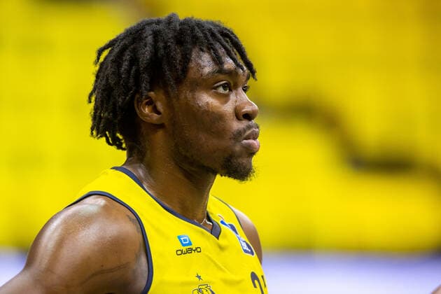 Oldenburg, Niedersachsen, DEU, 30.01.2022, Tai Odiase (EWE Baskets Oldenburg). EWE Baskets Oldenburg vs. Telekom Baskets Bonn. 1. Basketball-Bundesliga Saison 2021 2022, 19. Spieltag, Grosse EWE Arena. EWE Baskets Oldenburg vs. Telekom Baskets Bonn