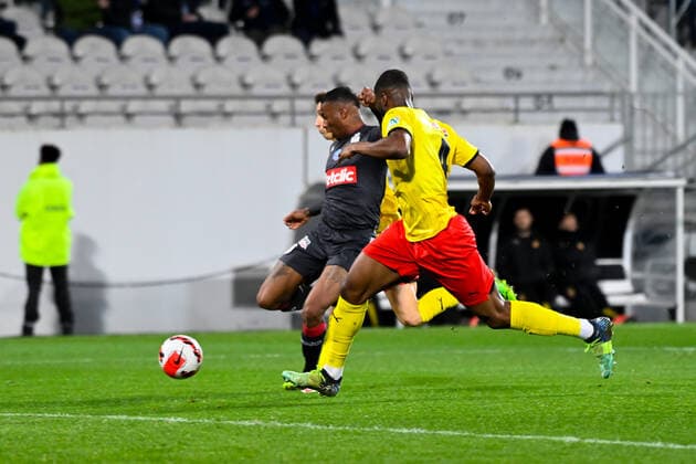 But de de Souza Oliveira Jean Lucas ( 4 - Monaco ) - FOOTBALL : Lens vs Monaco - Coupe de France - 30 01 2022 FedericoPestellini Panoramic 