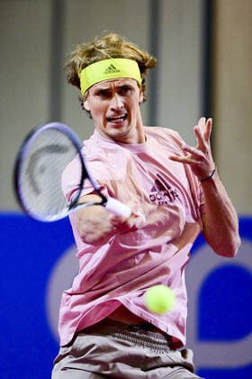 entrainement de Alexander Zverev (Ger) TENNIS : Open Sud de France 2022 - Montpellier - 30 01 2022 JBAutissier Panoramic 