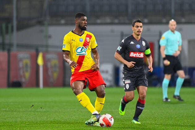de Souza Oliveira Jean Lucas ( 4 - Monaco ) - FOOTBALL : Lens vs Monaco - Coupe de France - 30 01 2022 FedericoPestellini Panoramic 