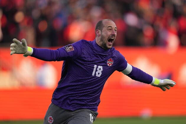 Sport Themen der Woche KW04 January 30, 2022, Hamilton, ON, CANADA: Canada keeper Milan Borjan celebrates after defeating the USA 2-0 in men s World Cup Qualifier at sold out Tim Hortons Field in Hamilton, Ontario Sunday Jan. 30, 2022. Canada News - January 30, 2022  - ZUMAc35_ 20220130_zaf_c35_084 Copyright: xNathanxDenettex
