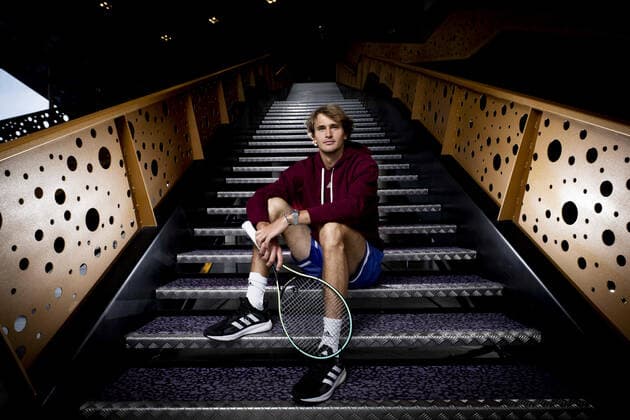 Alexander Zverev (Ger) TENNIS : Alexander Zverev (Ger) - Open Sud de France 2022 - Montpellier - 31 01 2022 JBAutissier Panoramic 
