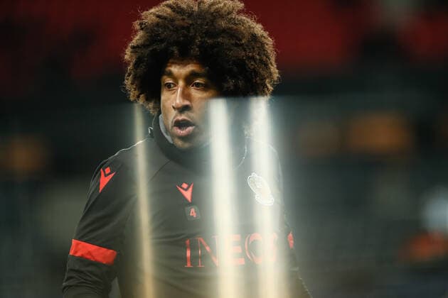 Bonfim Dante (Nice) FOOTBALL : 8e finale de la Coupe de France - PSG vs OGC Nice - 31 01 2022 AurelienMorissard Panoramic 