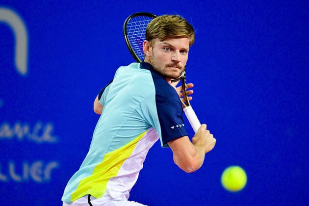 David Goffin (Bel) TENNIS : Open Sud de France 2022 - Montpellier - 31 01 2022 JBAutissier Panoramic 
