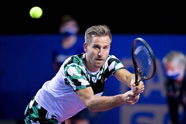 Peter Gojowczyk (Ger) TENNIS : Open Sud de France 2022 - Montpellier - 01 02 2022 JBAutissier Panoramic 