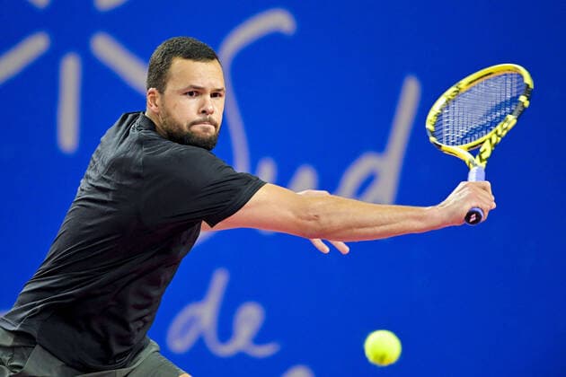 Jo Wilfried Tsonga (Fra) TENNIS : Open Sud de France 2022 - Montpellier - 01 02 2022 JBAutissier Panoramic 